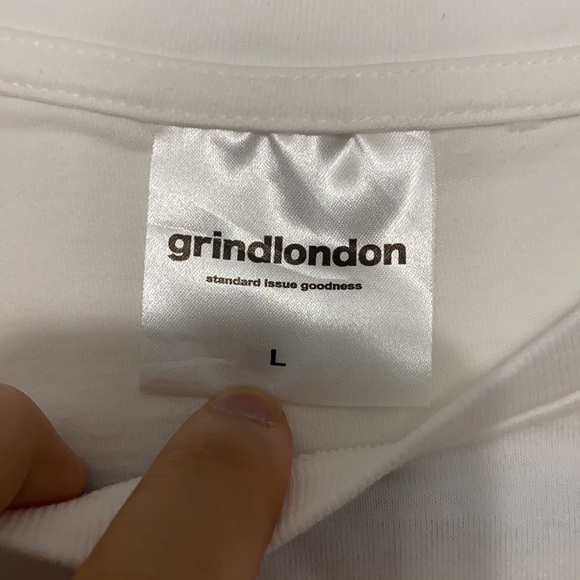 GrindLondon New White T Shirt | Large - Picture 4 of 5